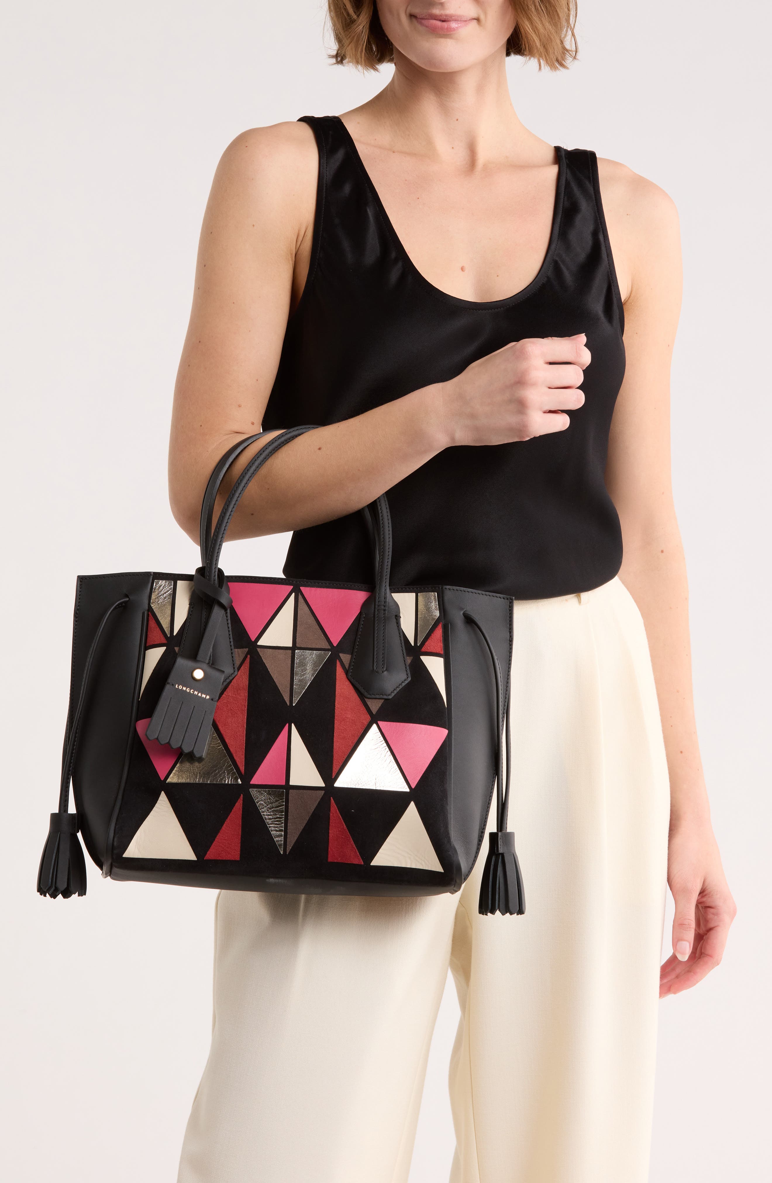Longchamp Small Penelope Arty Handbag, Alternate, color, 