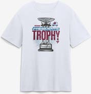 FANATICS Men's Fanatics White Colorado Avalanche 2026 Presidents' Trophy Winner T-Shirt