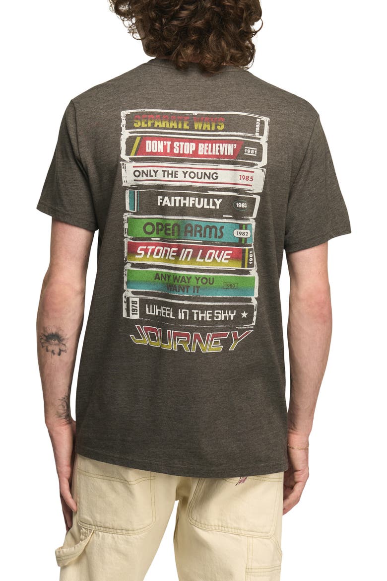 Journey Tapes Graphic T-Shirt, Alternate, color, BELUGA