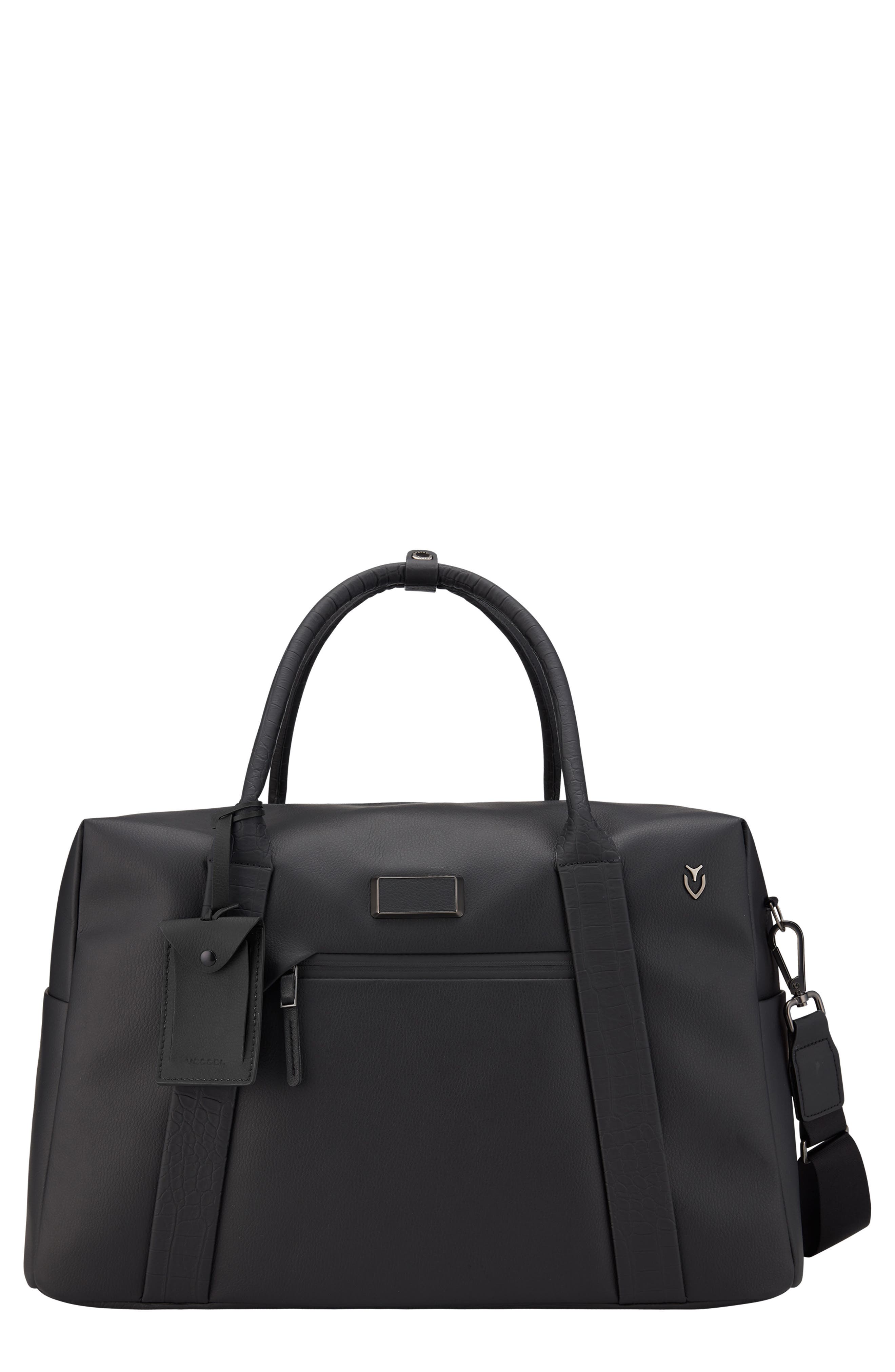 Vessel Signature 2.0 Faux Leather Duffle Bag, Main, color, 