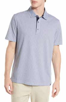 Brax Men's Pico Geometric Print Cotton Blend Polo