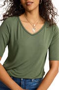 Tommy Bahama Kauai Beaded V Neck T-Shirt