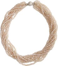 SAACHI Multi-Strand Crystal Necklace
