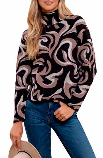 Blu Pepper Swirl Pullover Sweater