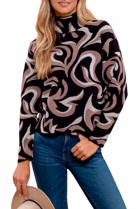 Blu Pepper Swirl Pullover Sweater