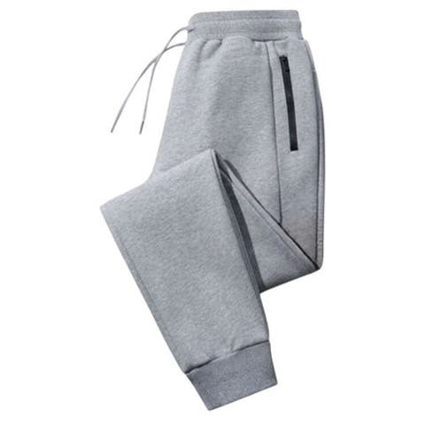 Mens Ultra Soft Singe Pack Zipper Pocket Fleece Jogger