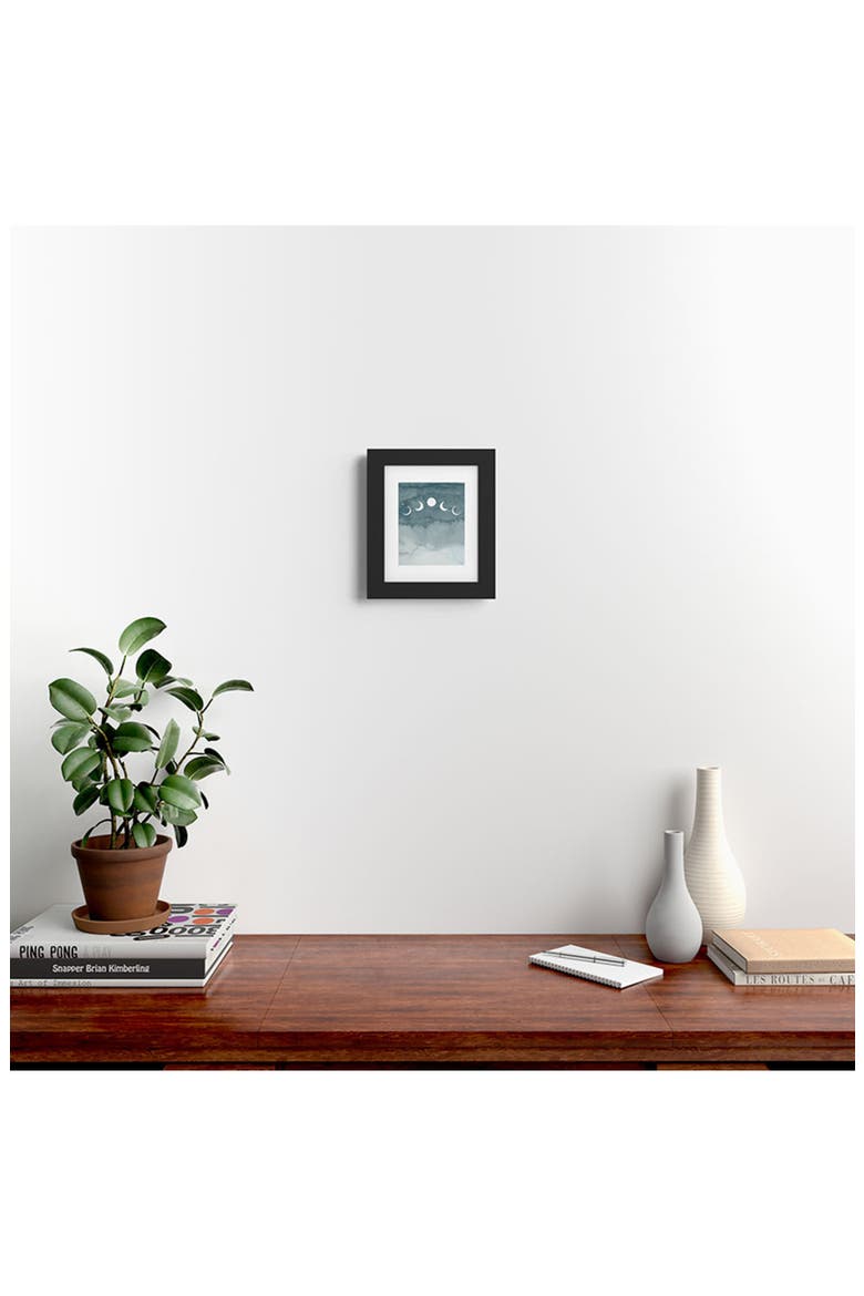 Cosmos Framed Wall Art, Alternate, color, BLACK FRAME 8X10