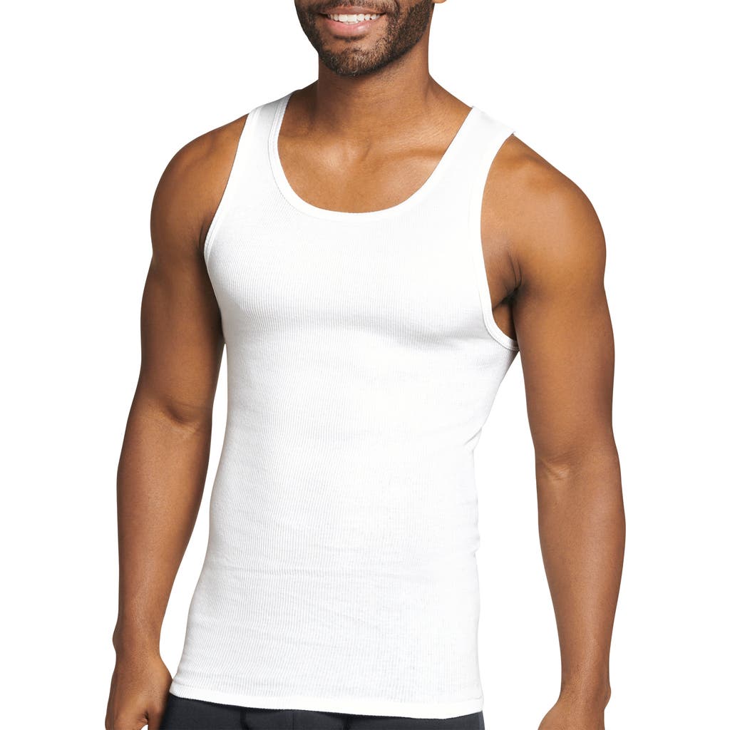 Jockey Big & Tall 3-pk Classic Cotton Athletic T-Shirts in White  product