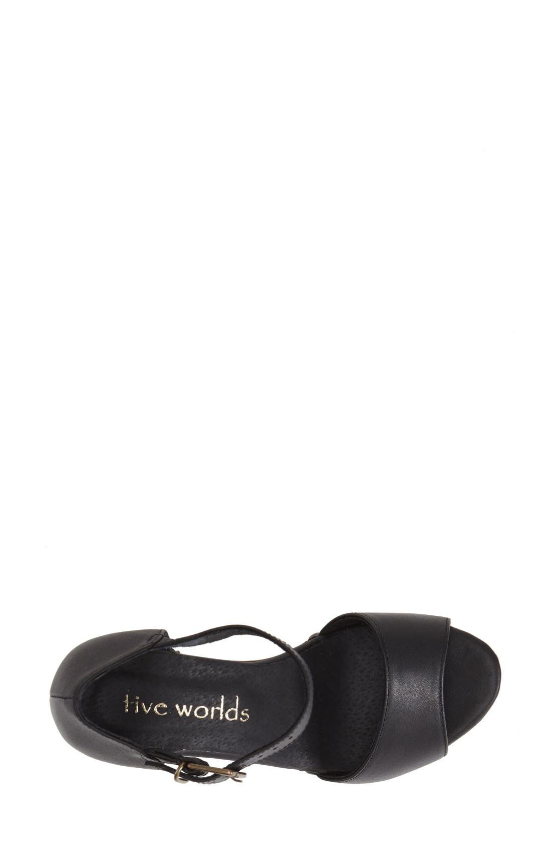 by Cordani 'Tulum' Platform Sandal, Alternate, color, BLACK NUBUCK
