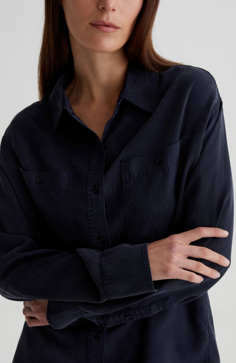 AG Leny Button-Up Tencel<sup>®</sup> Lyocell Shirt, Alternate, color, 