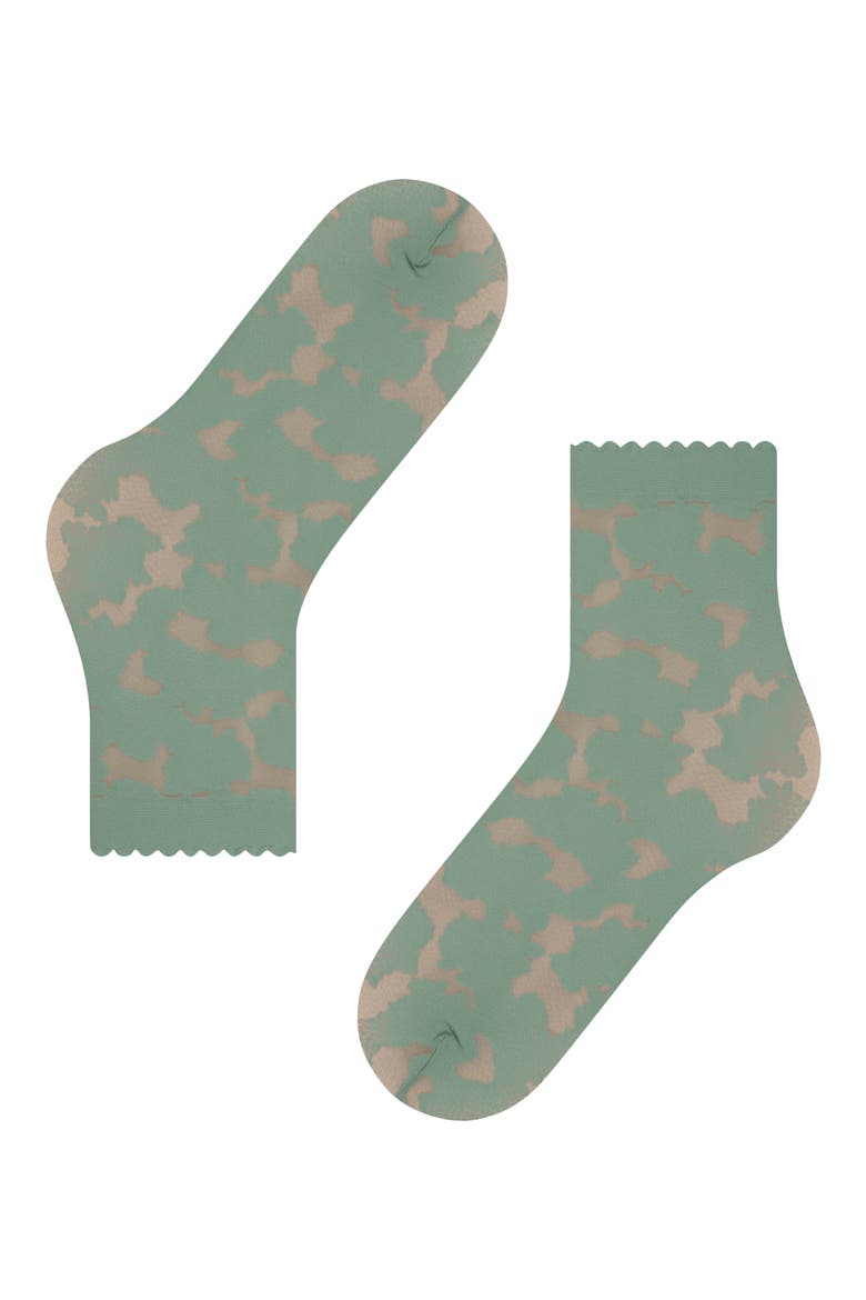Hydrangea 20 Denier Dress Socks, Alternate, color, SAGE