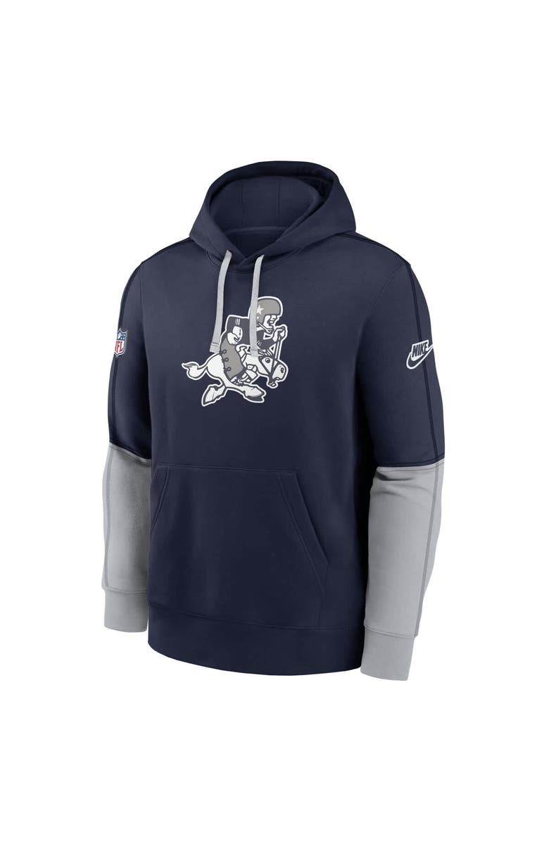 Nike Men's Nike Navy Dallas Cowboys Sideline Club Pullover Hoodie, Alternate, color, Navy