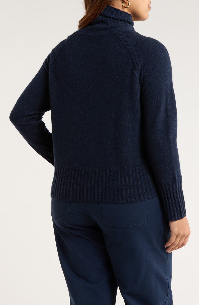 Seasalt Cornwall Basset Cove Merino Wool Blend Turtleneck Sweater, Alternate, color, Maritime
