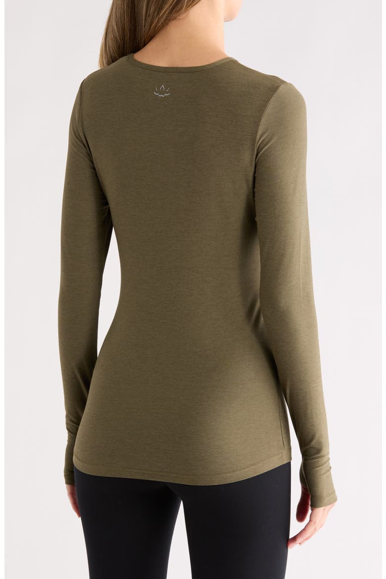 Classic Crewneck Pullover, Alternate, color, BEYOND OLIVE HEATHER