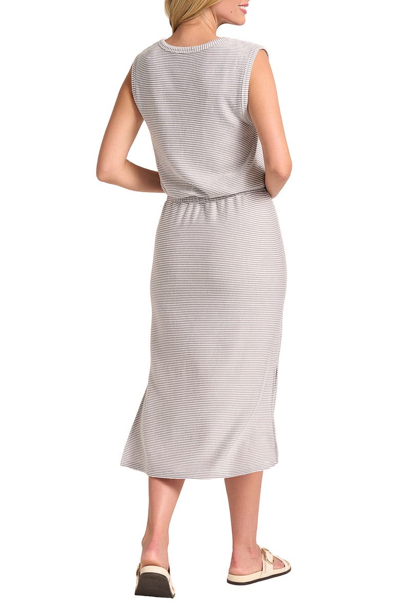 matty m. Darby Midi Dress, Alternate, color, Grey/ Ivory