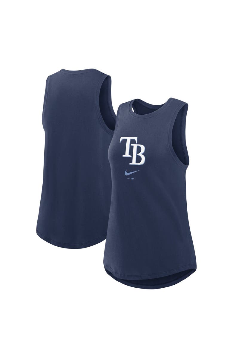 Nike Women's Nike Navy Tampa Bay Rays Legacy Icon High Neck Fashion Tank Top, Main, color, 