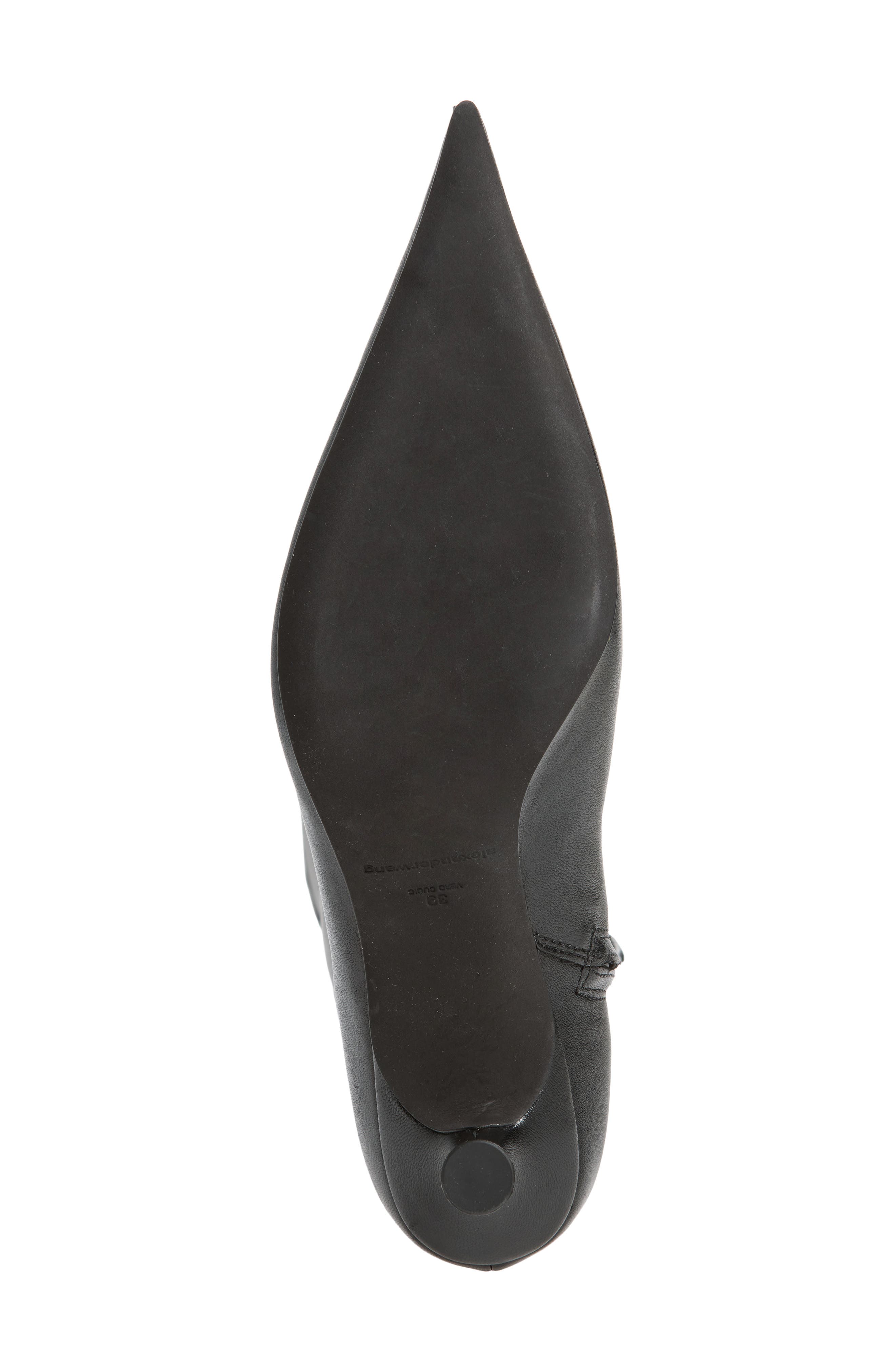 Fei Thigh High Leather Boot, Alternate, color, BLACK