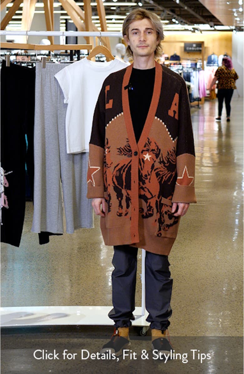Wild Mustang Oversize Cardigan, sales video thumbnail