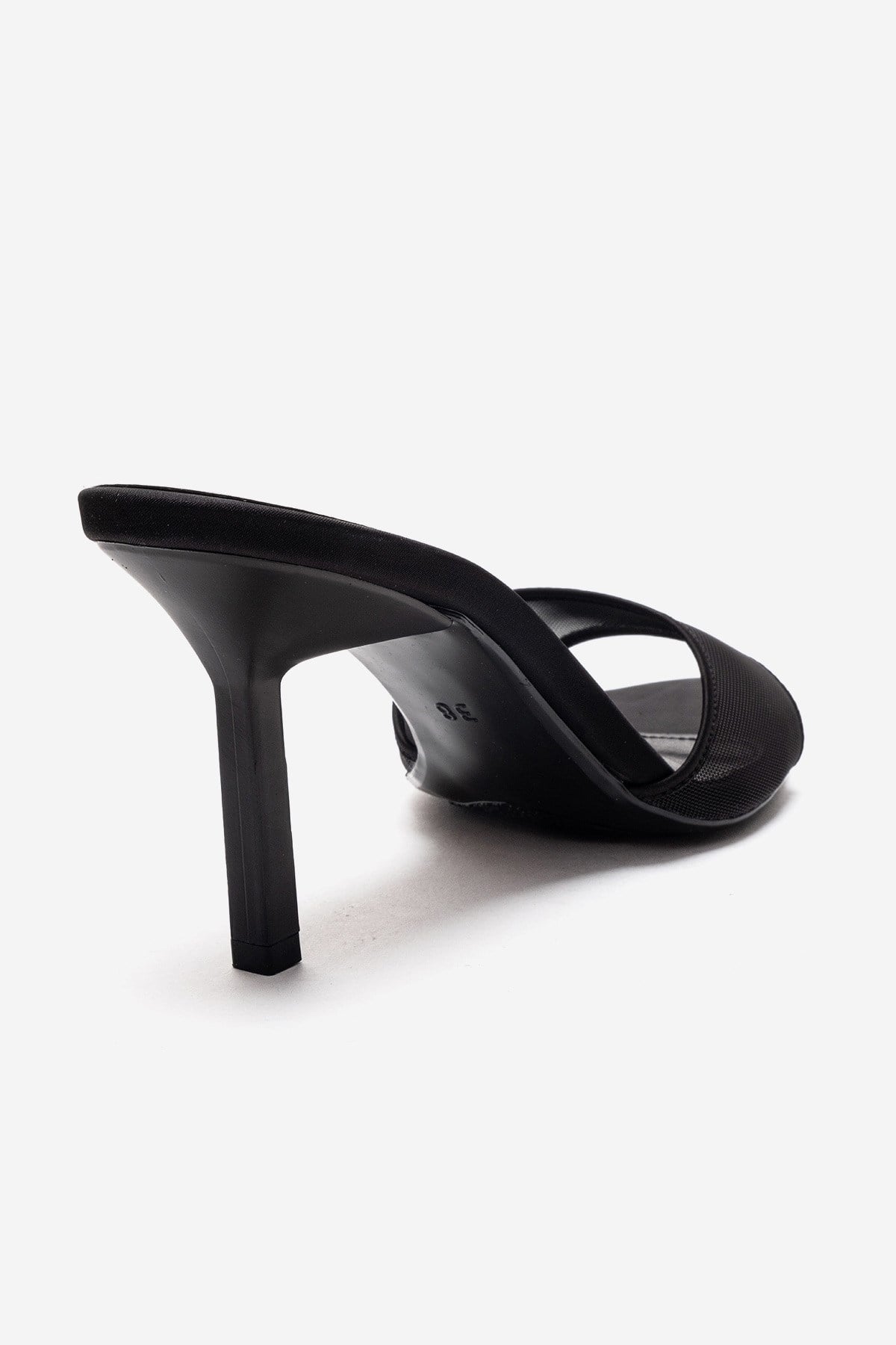 Prologue Shoes Monroe Stiletto Mesh Sandal, Alternate, color, Black