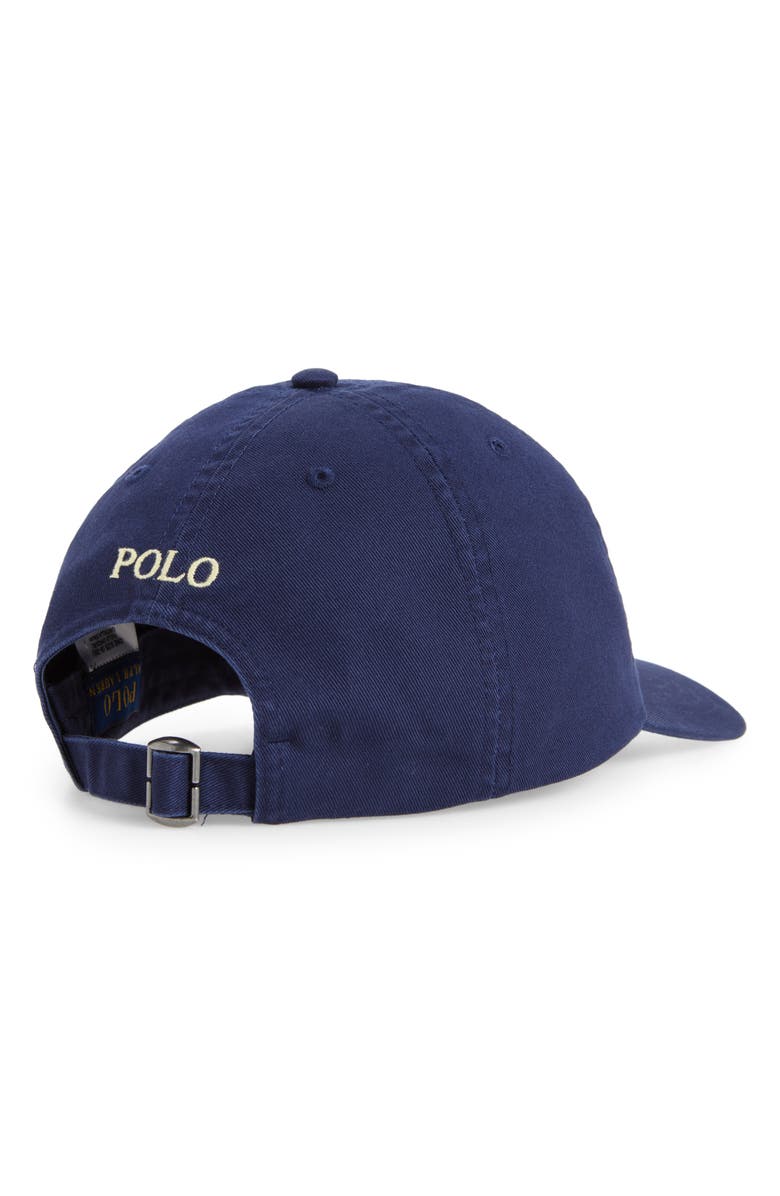 Polo Ralph Lauren Chino Adjustable Baseball Cap, Alternate, color, Newport Navy