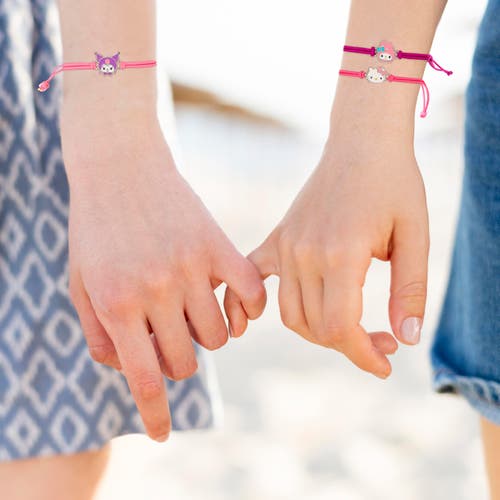 Hello Kitty Cord Bracelet With Kuromi, My Melody, , 3 Piece Set In Multi