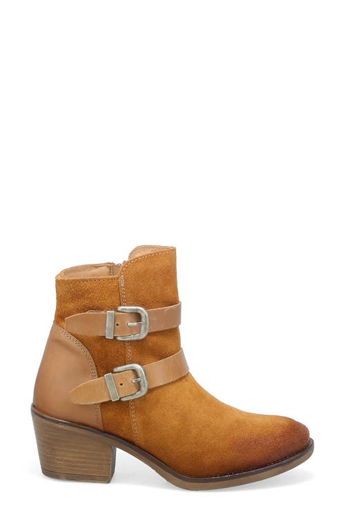 Miz Mooz Dayla Moto Bootie In Wheat Suede