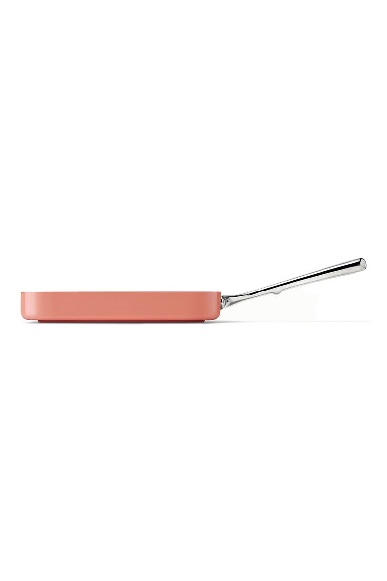 11" Ceramic Nonstick Square Grill Pan, Alternate, color, PERRACOTTA