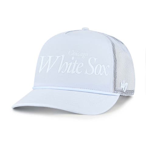 Men's '47 Light Blue Chicago White Sox Foundation Script Hitch Adjustable Trucker Hat