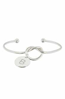 Love Knot Initial Bracelet