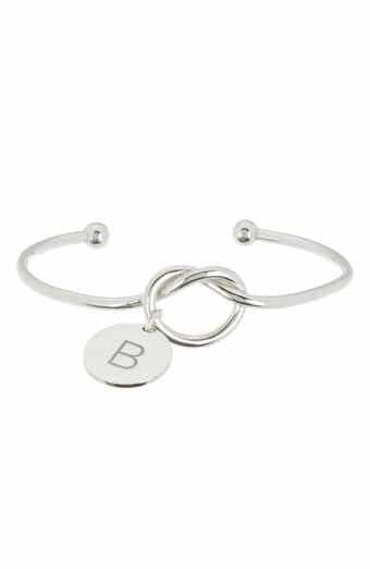 MESHMERISE Love Knot Initial Bracelet