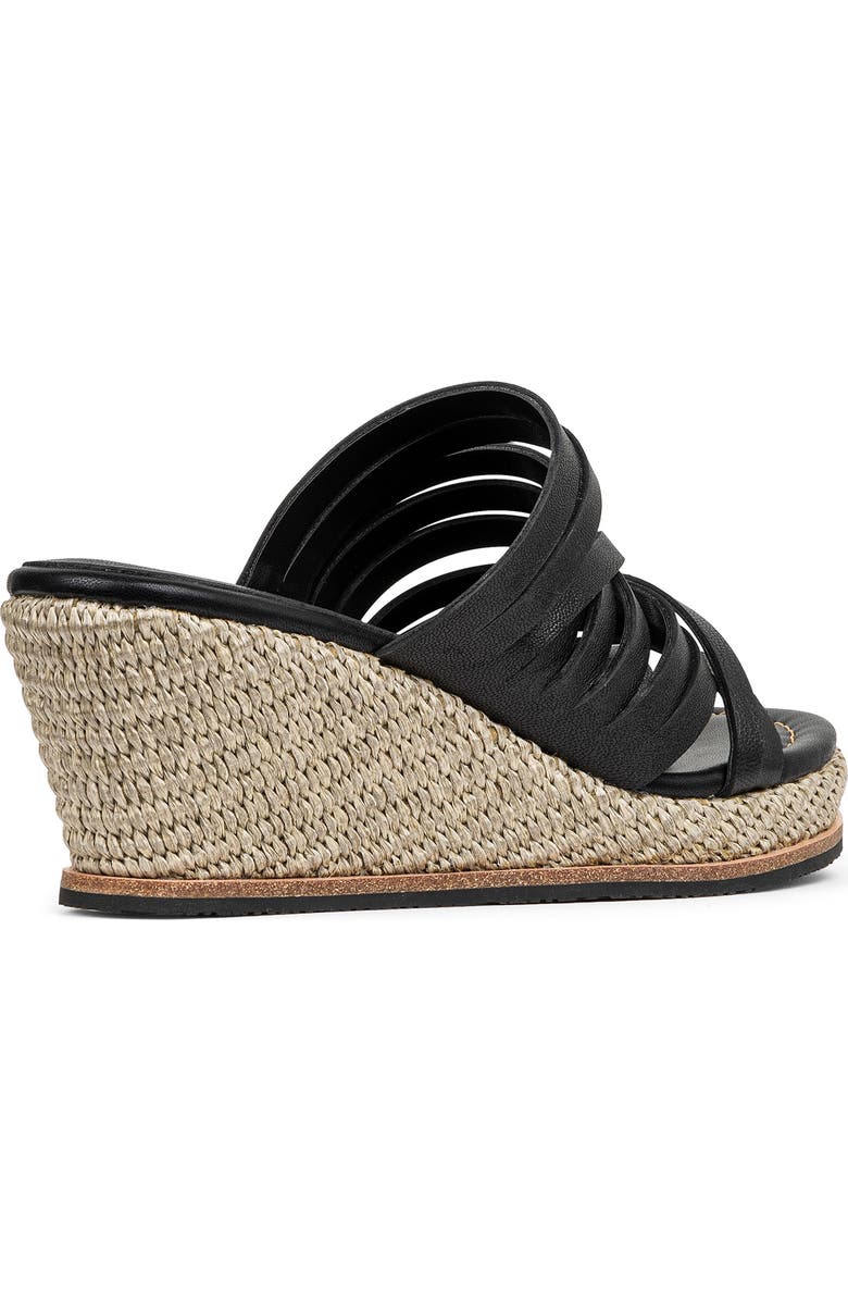 Donald Pliner Espadrille Wedge Sandal, Alternate, color, Black