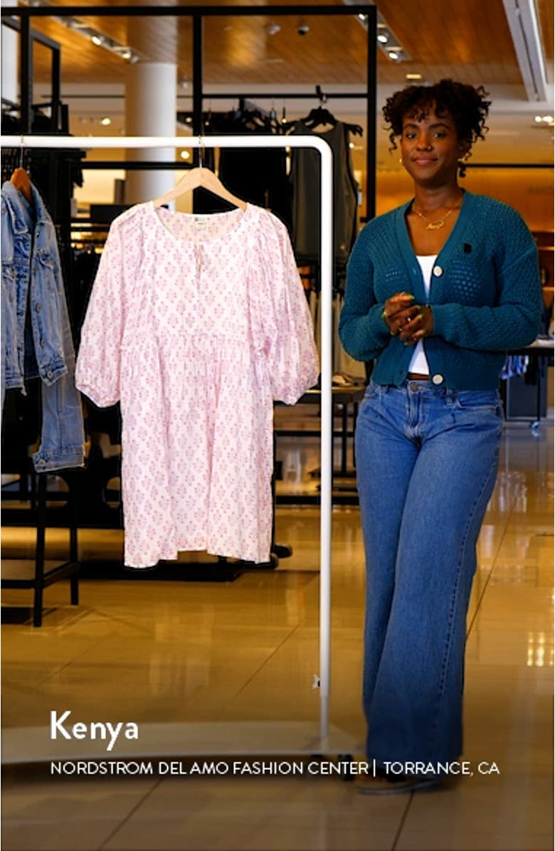 Ambers Puff Sleeve Minidress, sales video thumbnail