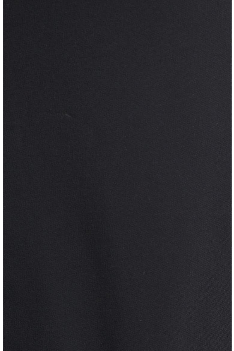 Drape Sleeve Stretch Cady Column Gown, Alternate, color, BLACK