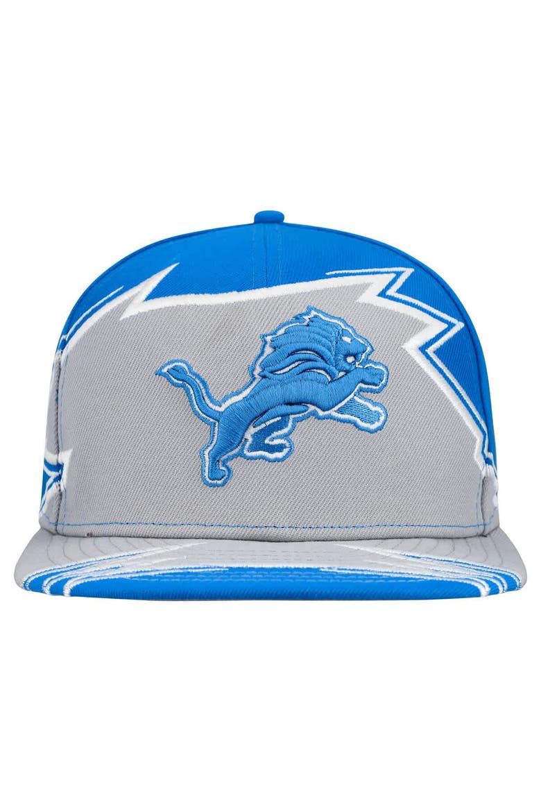 Men's New Era  Blue/Gray Detroit Lions Break 59FIFTY Fitted Hat, Alternate, color, Blue