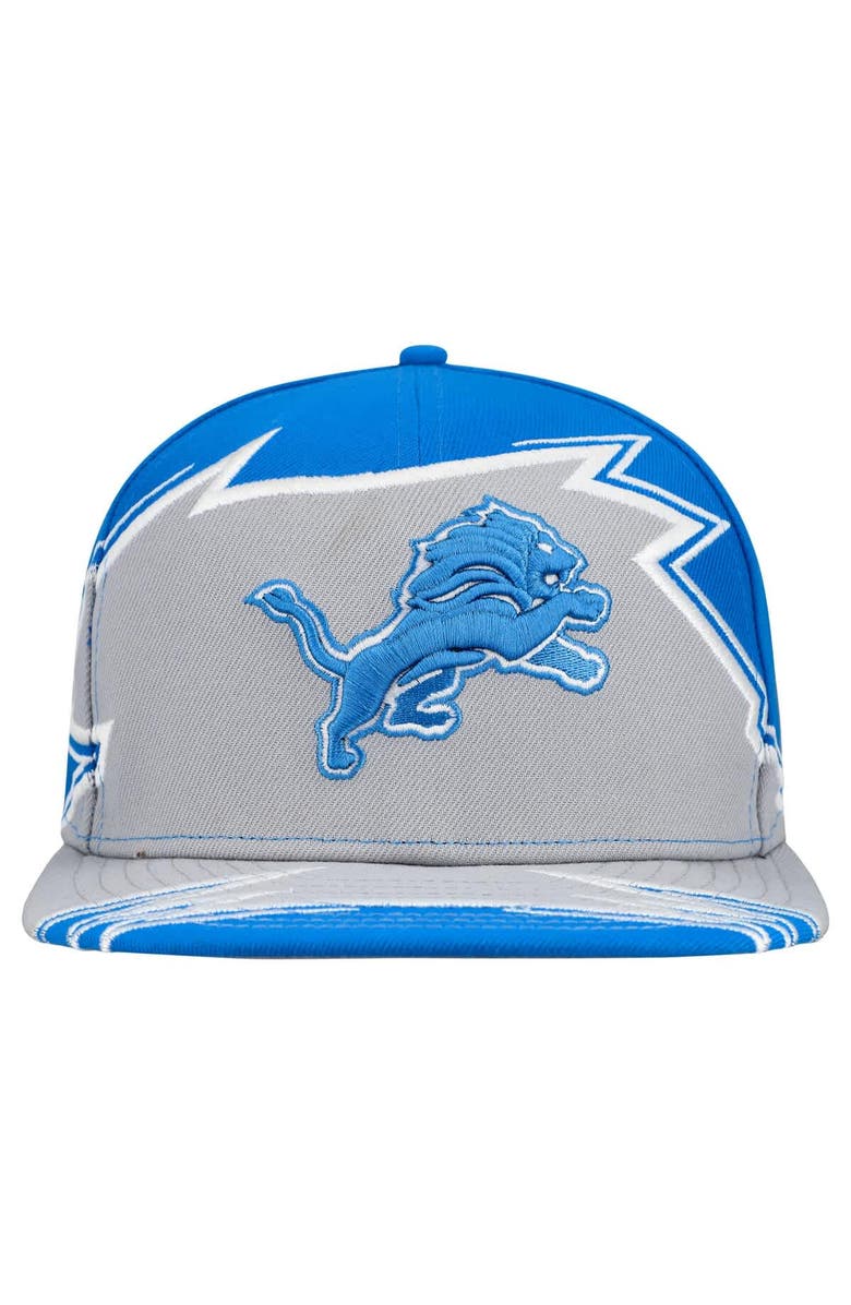 New Era Men's New Era Blue/Gray Detroit Lions Break 59FIFTY Fitted Hat, Alternate, color, Blue