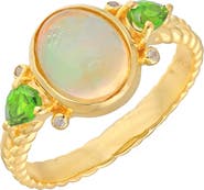 YS GEMS Ethiopian Opal Ring