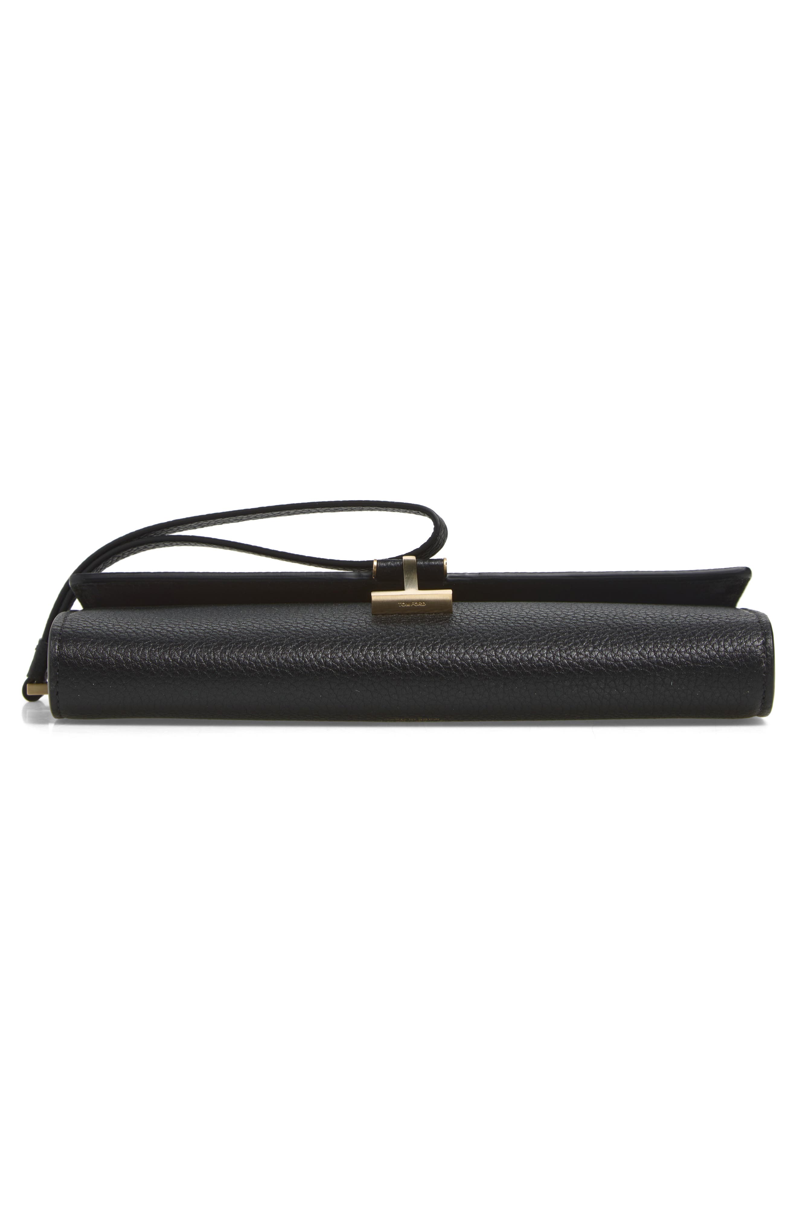 Kara Clutch, Alternate, color, BLACK