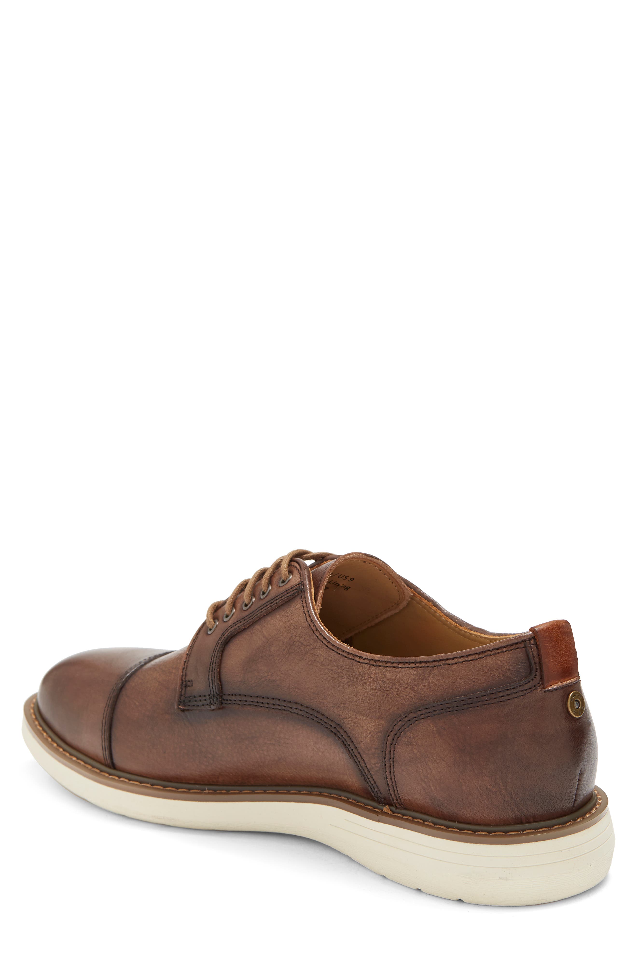 Orbit Cap Toe Derby, Alternate, color, BROWN