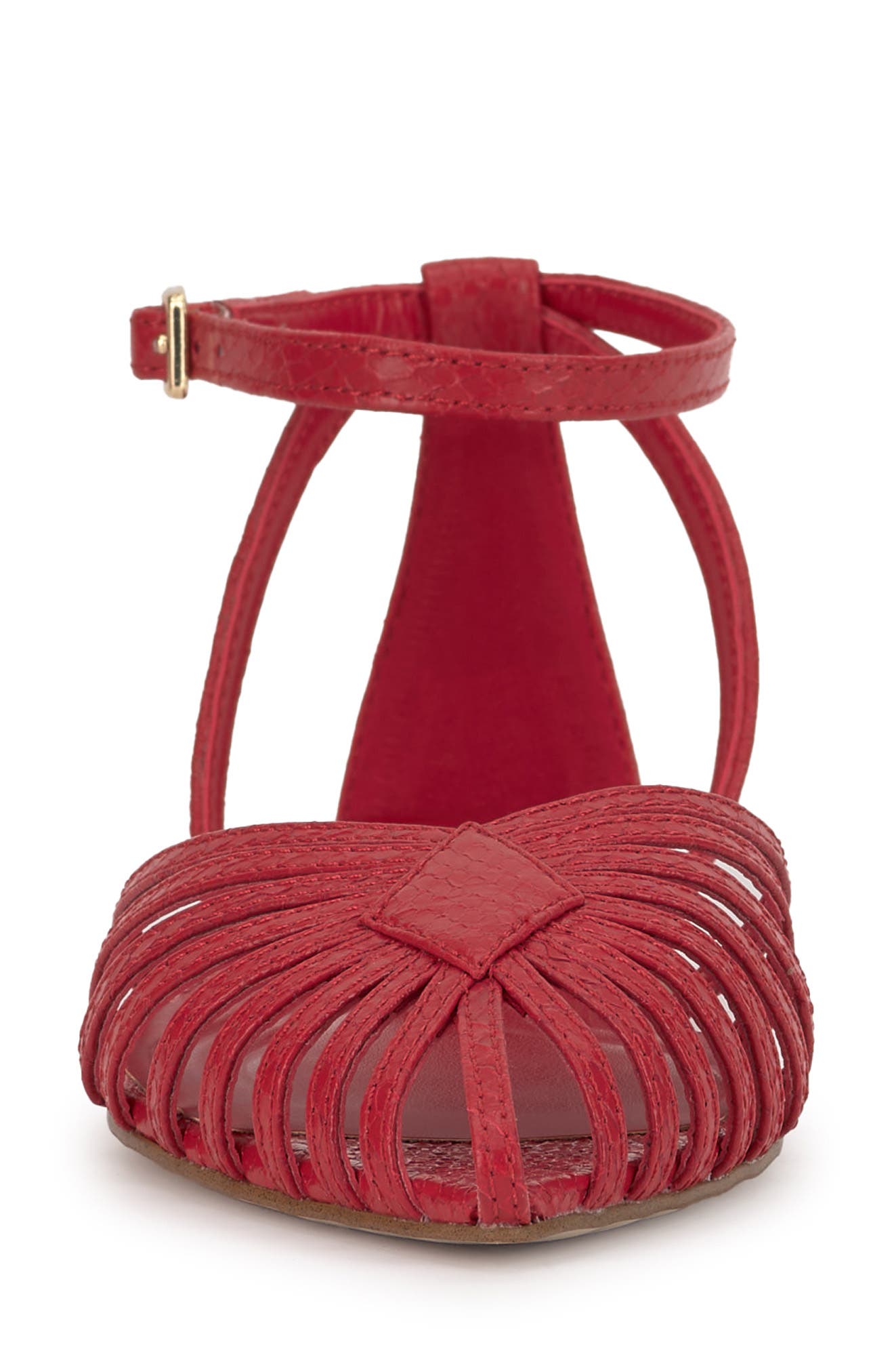 Eulean Ankle Strap Sandal, Alternate, color, RED MUSE03