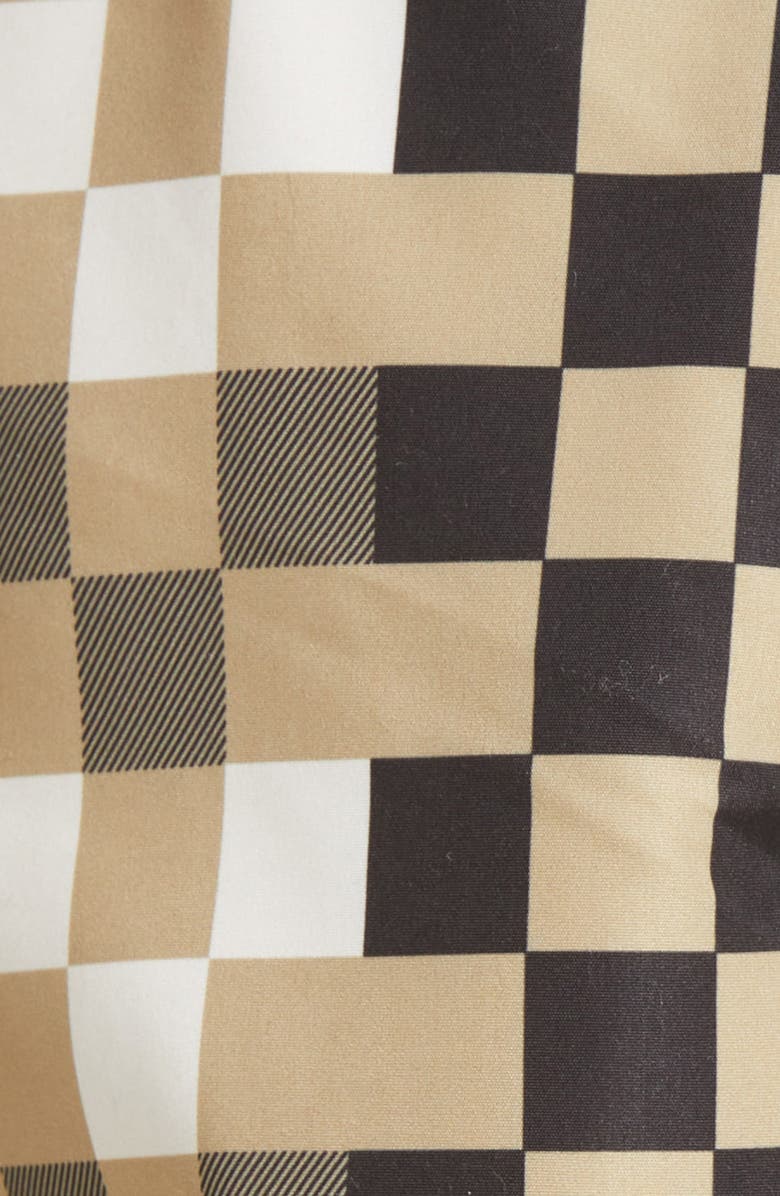 Burberry Martin Pixel Check Swim Trunks, Alternate, color, 