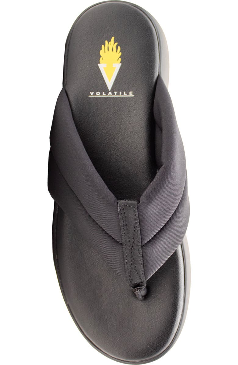 Volatile La Paz Water Resistant Platform Flip Flop, Alternate, color,