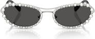 Swarovski 56mm Oval Sunglasses