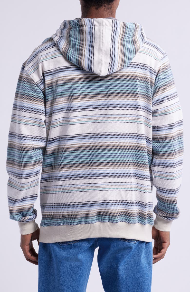 Billabong Rancho Stripe Polo Hoodie, Alternate, color, 
