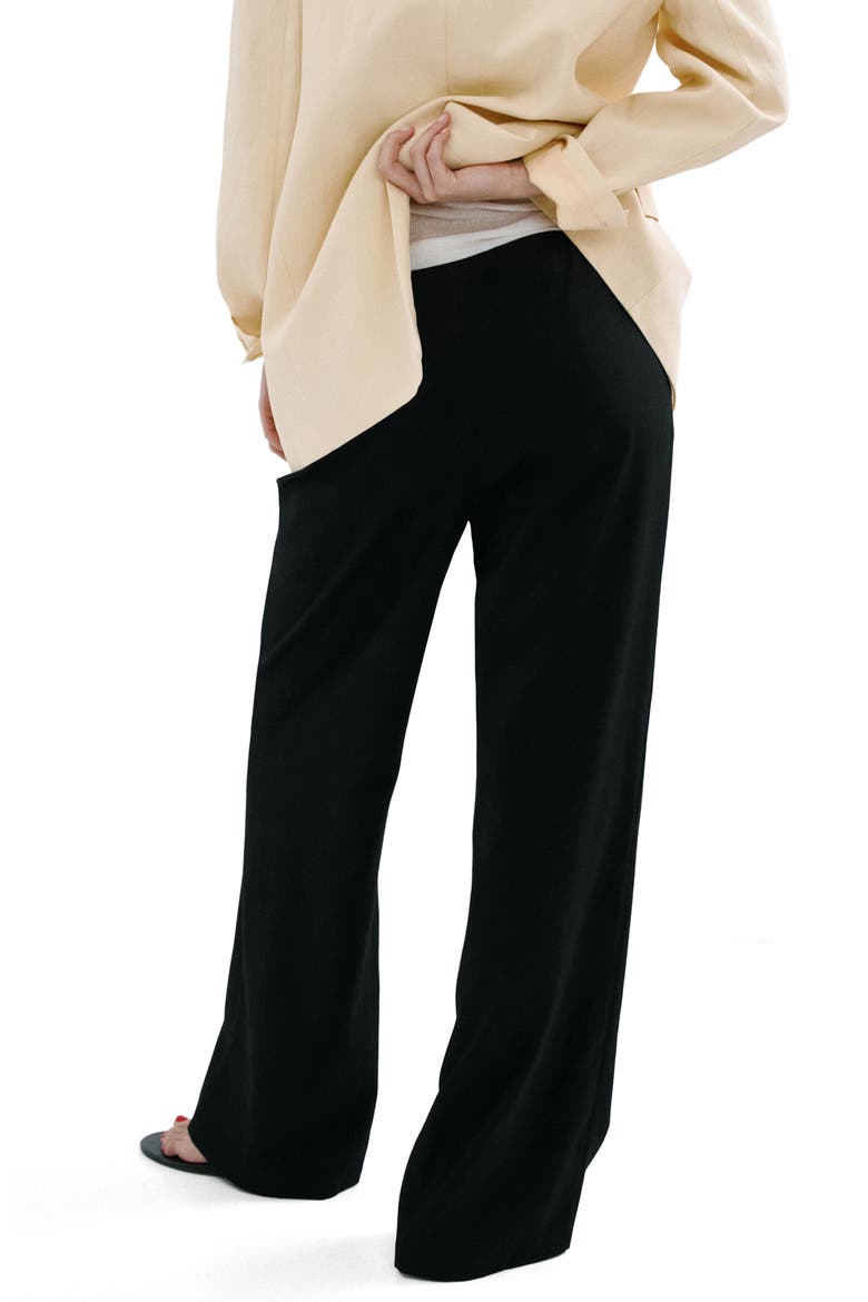 Drawstring Pants, Alternate, color, BLACK