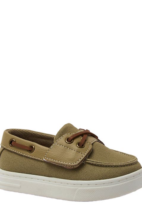 Toddlers Canvas Easy On Boat Shoes