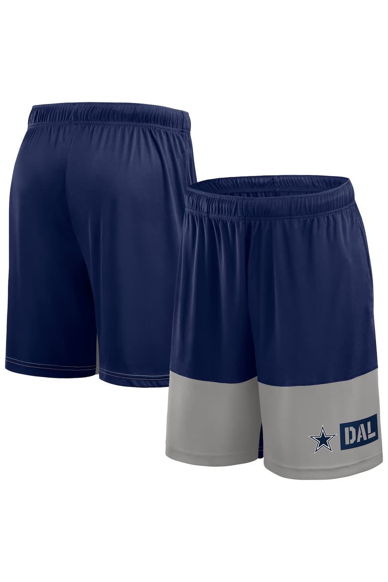 Men's Fanatics Navy/Silver Dallas Cowboys Big & Tall Best of the Best Performance Shorts, Main, color, Navy