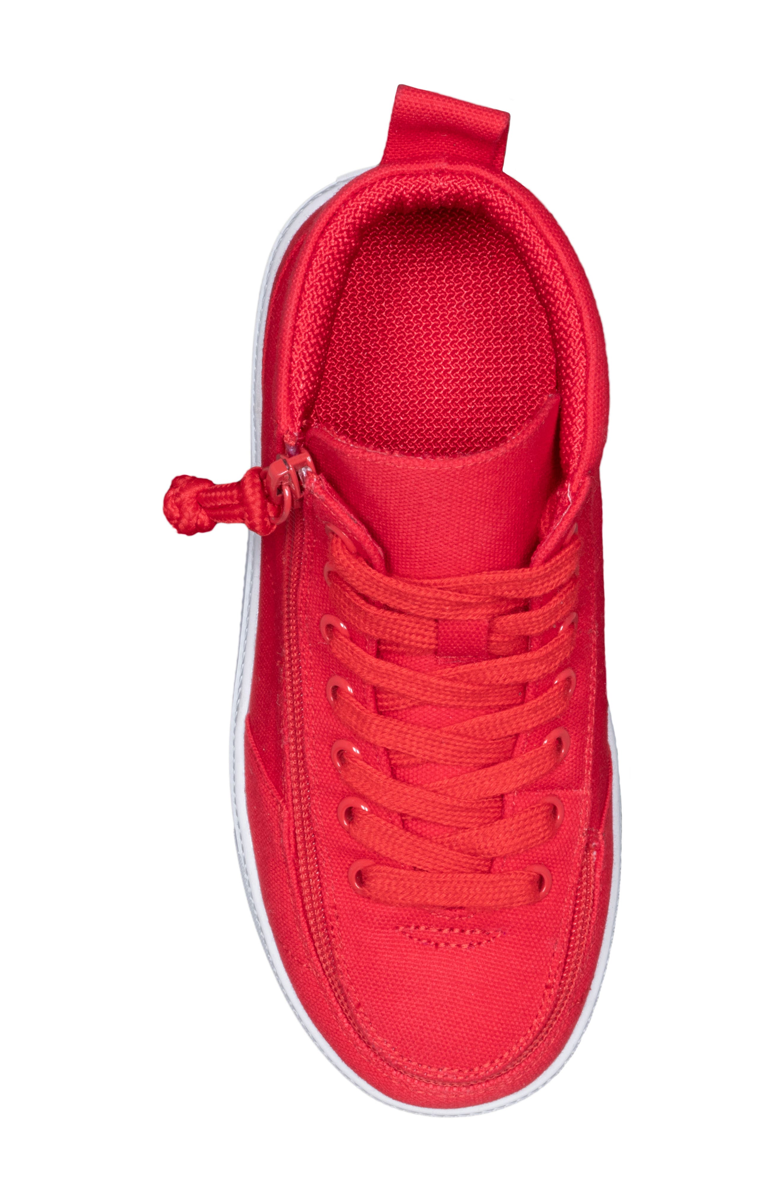BILLY Footwear Kids' Classic D|R High Top Sneaker, Alternate, color, Red