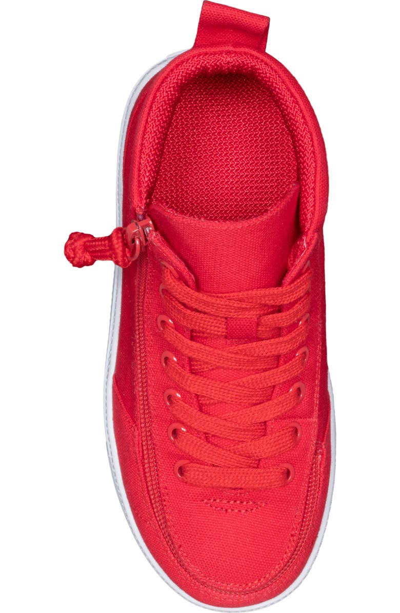 BILLY Footwear Kids' Classic D|R High Top Sneaker, Alternate, color, Red