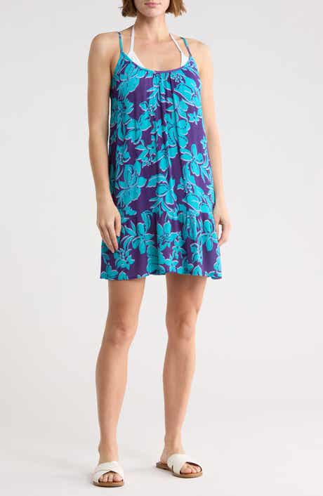 Roxy Summer Fling Crinkled Cover-Up Dress