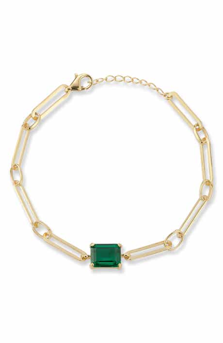 Cubic Zirconia Link Bracelet